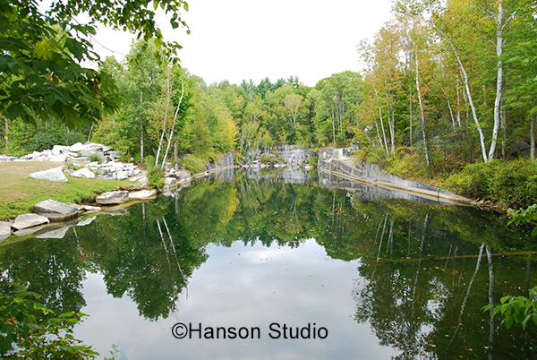 Dorset, VT - Marble Quarry - Water and Reflection